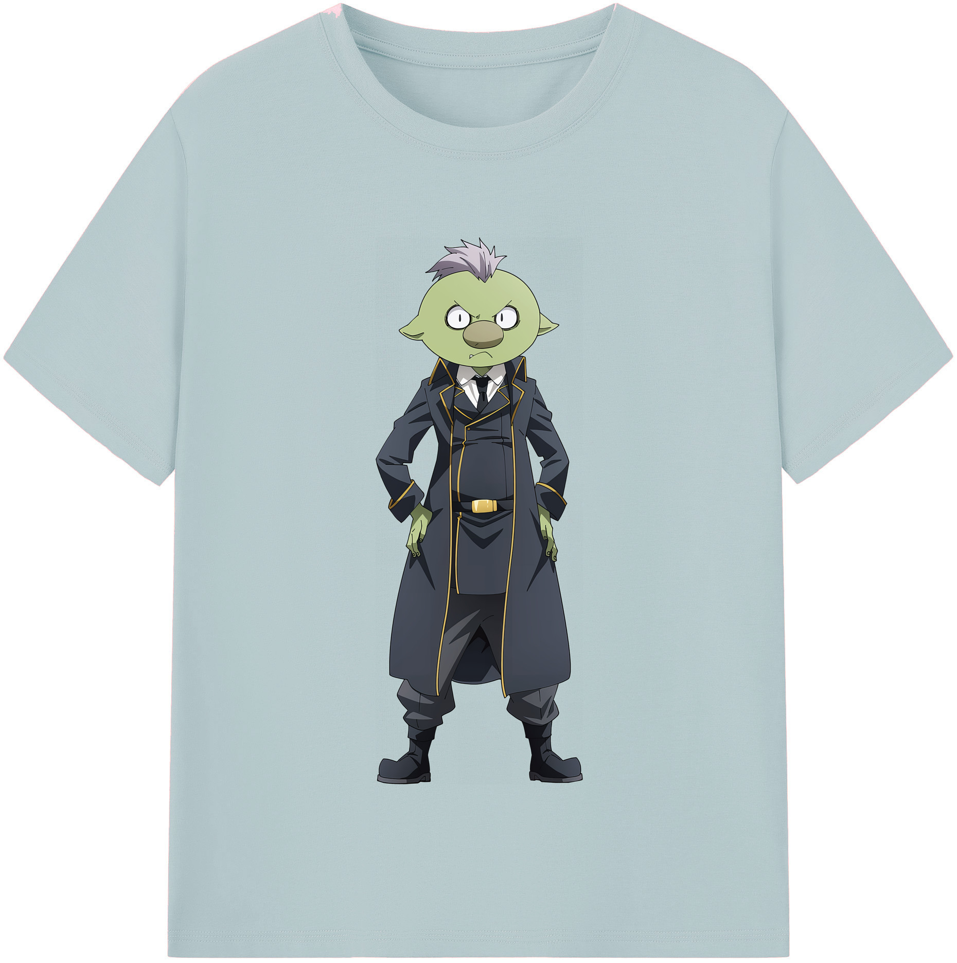 （画像用） 転スラ Regarding Reincarnated to Slime 綿100％半袖Tシャツ（フロントプリント）